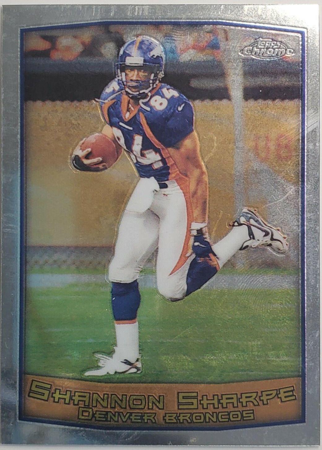 Shannon Sharpe #12 Football Cards 1999 Topps Chrome