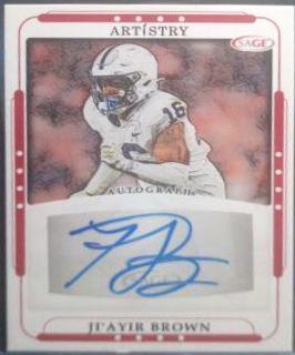 Ji'Ayir Brown #59 2023 Sage Artistry Football