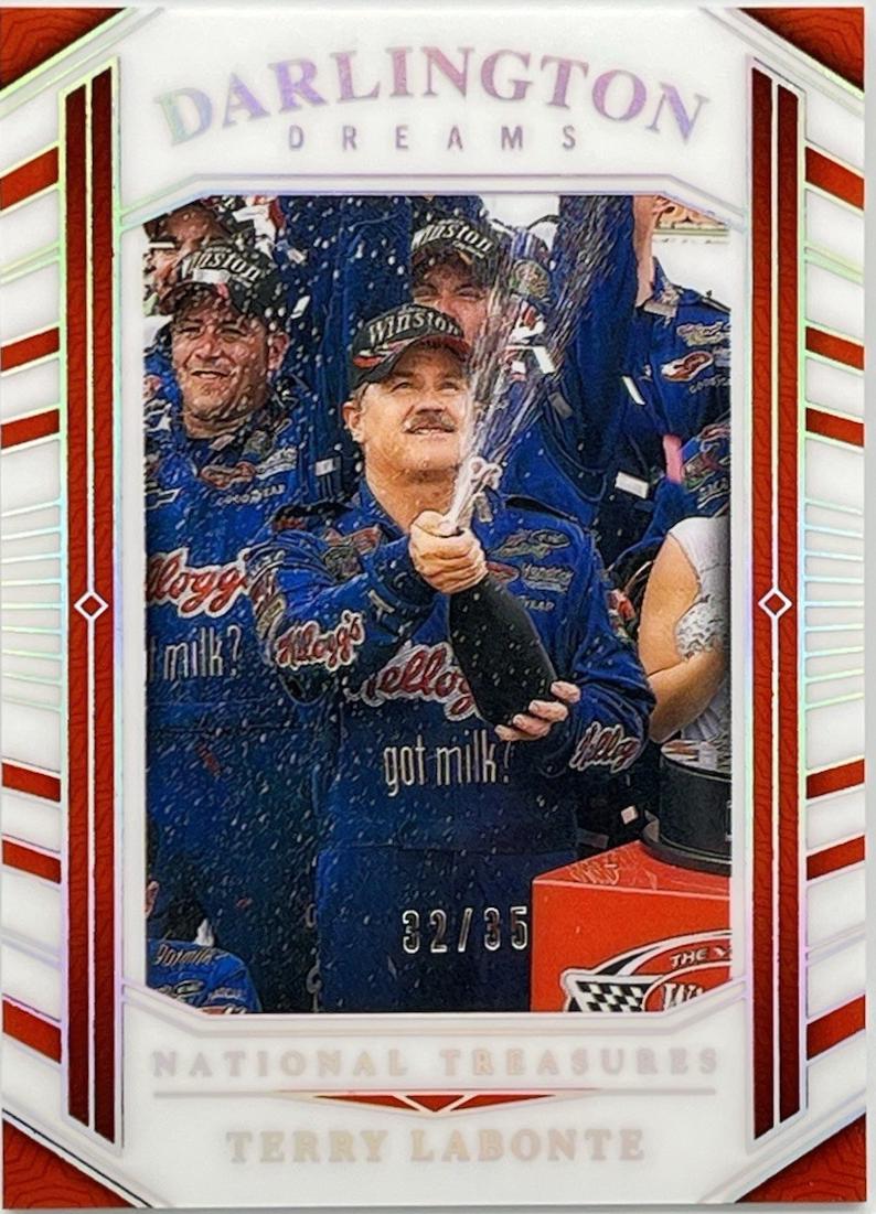 Terry Labonte #11 Racing Cards 2024 Panini National Treasures NASCAR Darlington Dreams