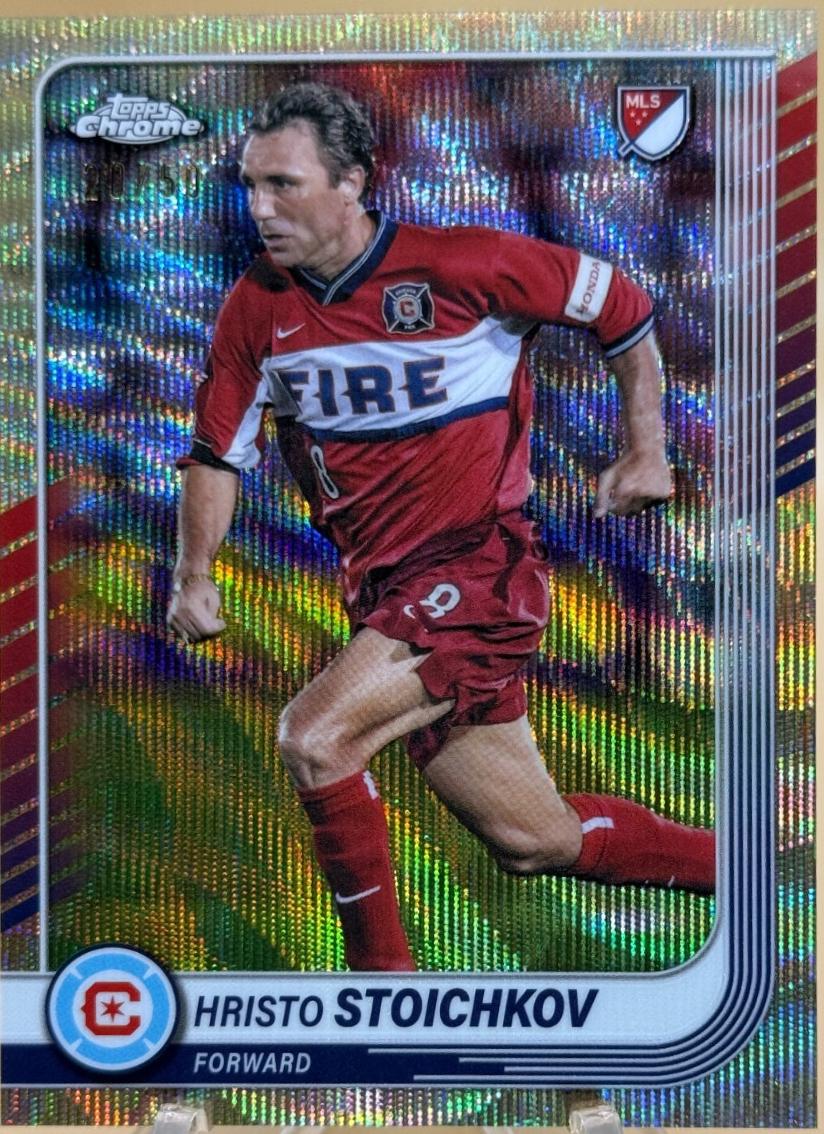 Hristo Stoichkov [Gold Wave Refractor] #84 Prices | 2025 Topps