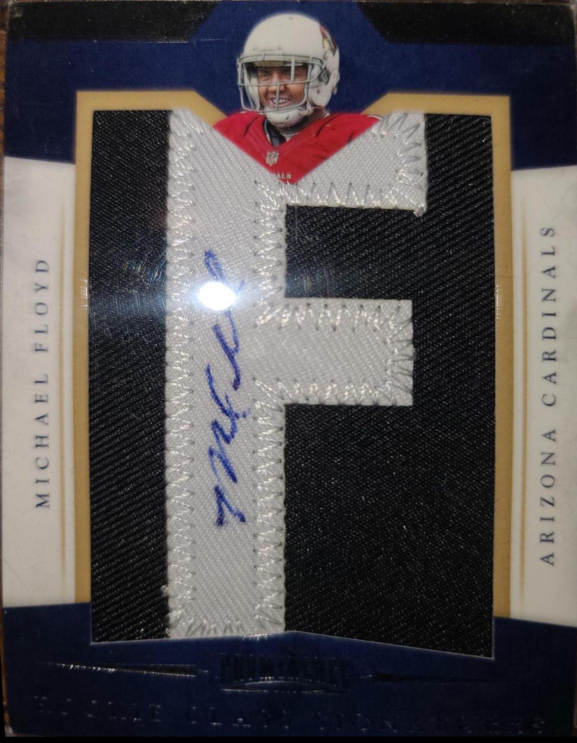 Michael Floyd #75 Football Cards 2012 Panini Prominence Rookie Projection Materials