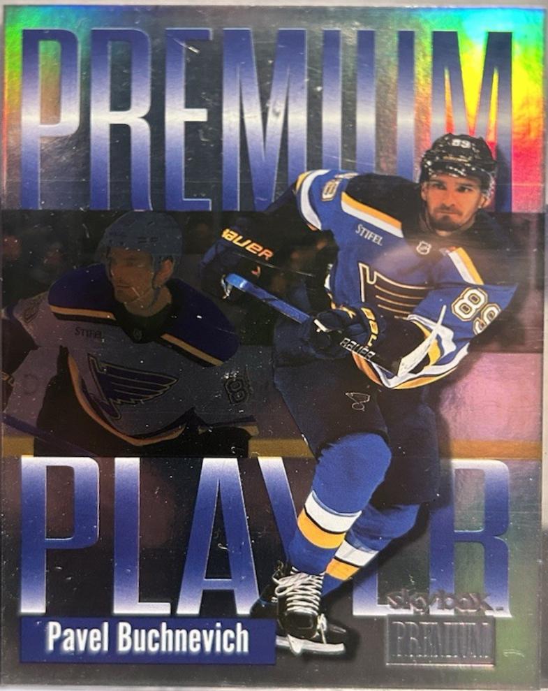 Pavel Buchnevich #25 Hockey Cards 2023 SkyBox Metal Universe Premium Player