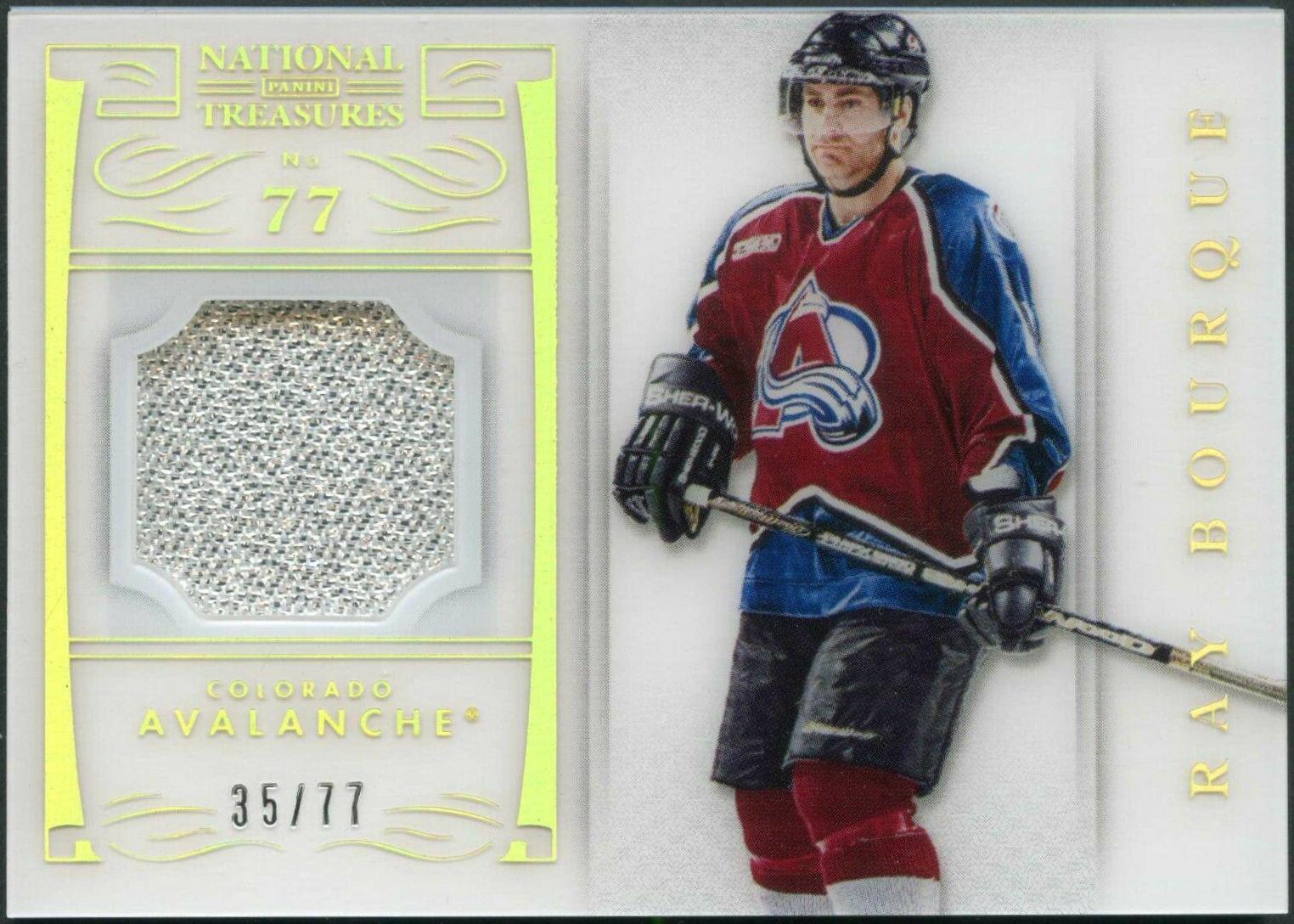 Ray Bourque #77 Hockey Cards 2013 Panini National Treasures
