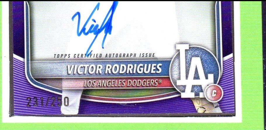 Victor Rodrigues [Purple] #CPA-VR