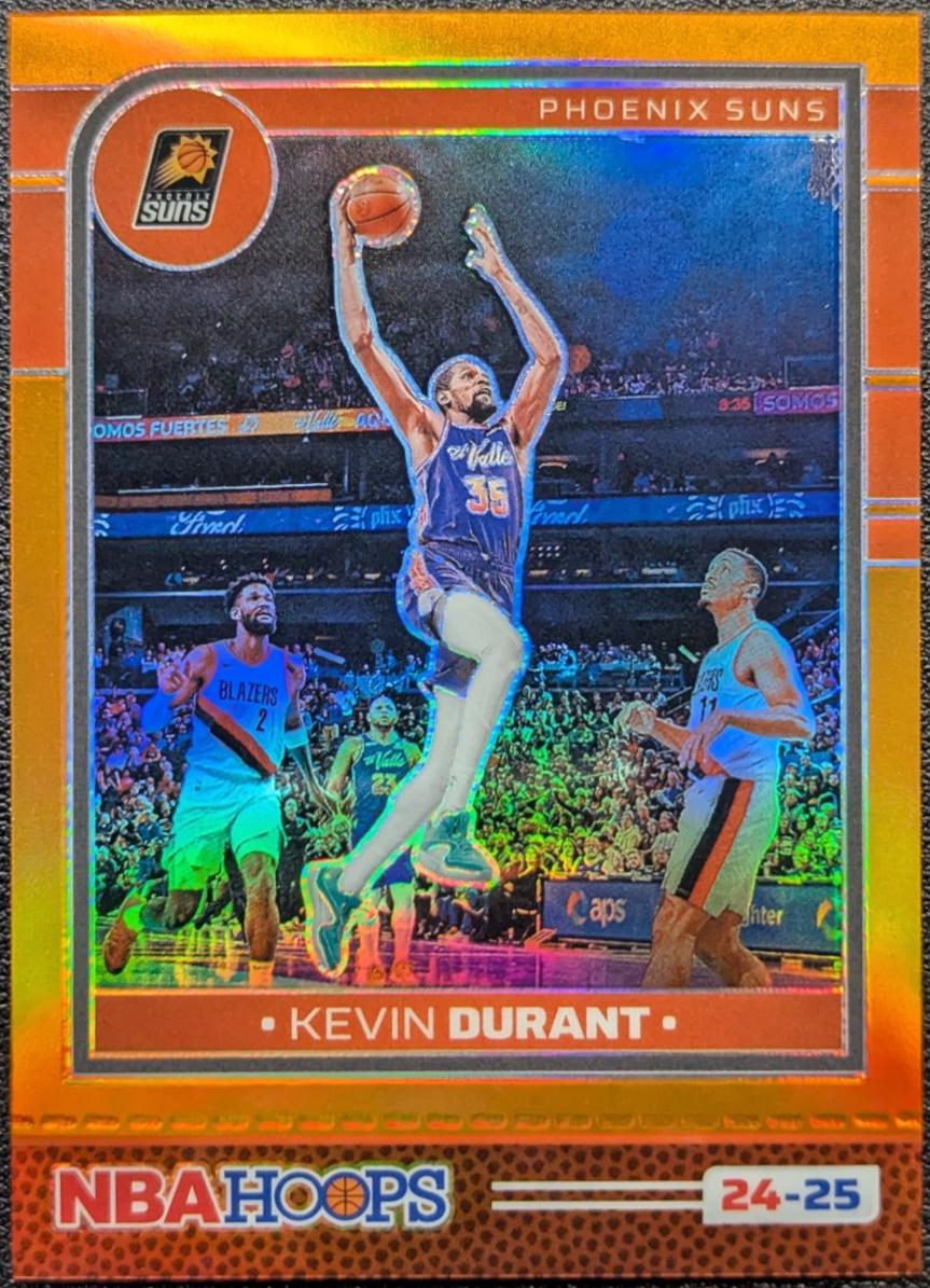 Kevin Durant [Orange Explosion] #173 Prices | 2024 Panini NBA Hoops ...
