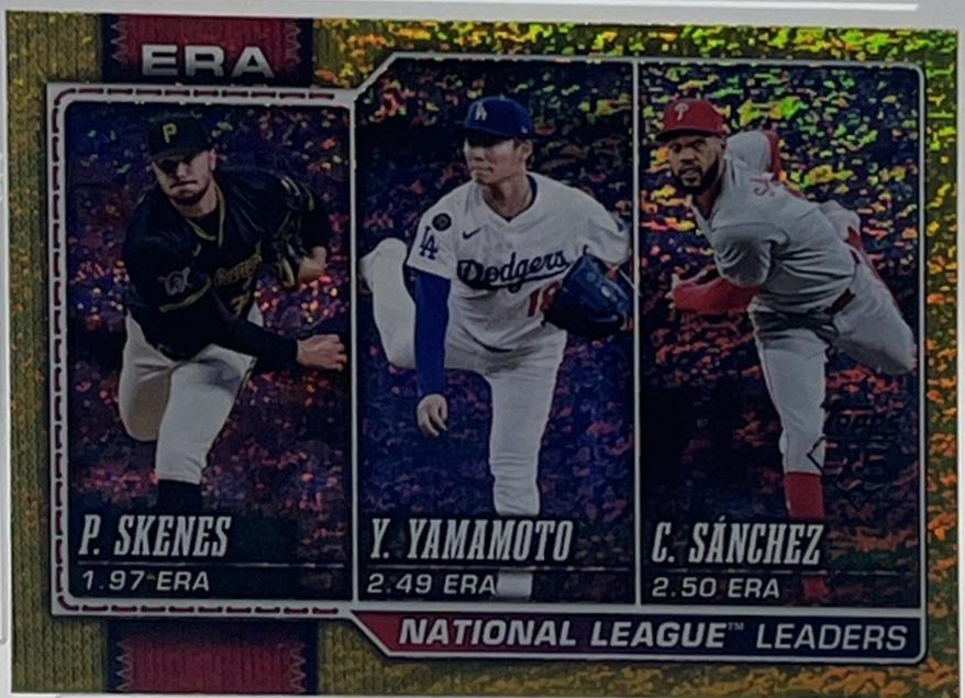 National League Leaders ERA [Gold Holo] #203