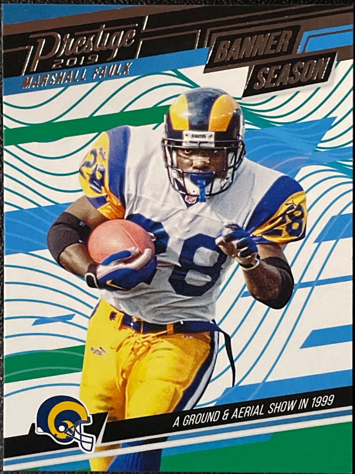 Marshall Faulk #BS-MF Football Cards 2019 Panini Prestige Banner Season