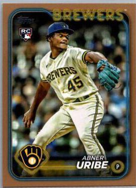 Abner Uribe [Gold] (2024 Topps)