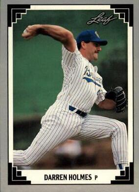 Darren Holmes #387 Baseball Cards 1991 Leaf