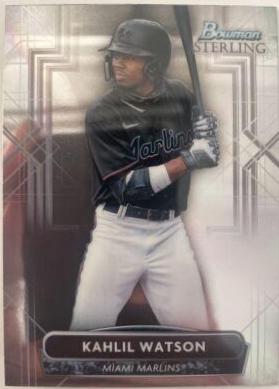 Kahlil Watson #BSP-92 2022 Bowman Sterling Baseball