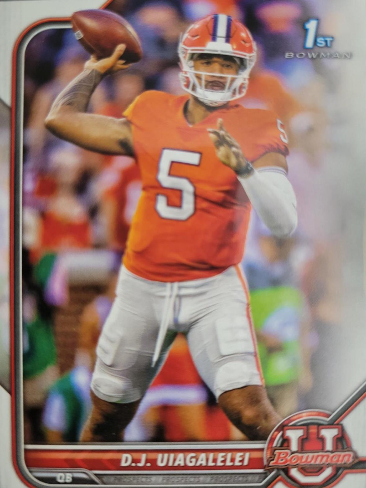 D. J. Uiagalelei #2 Football Cards 2021 Bowman University