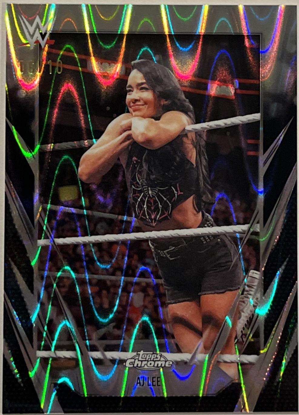 AJ Lee [Black RayWave Refractor] #105