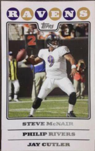 Steve McNair #5 Football Cards 2008 Topps
