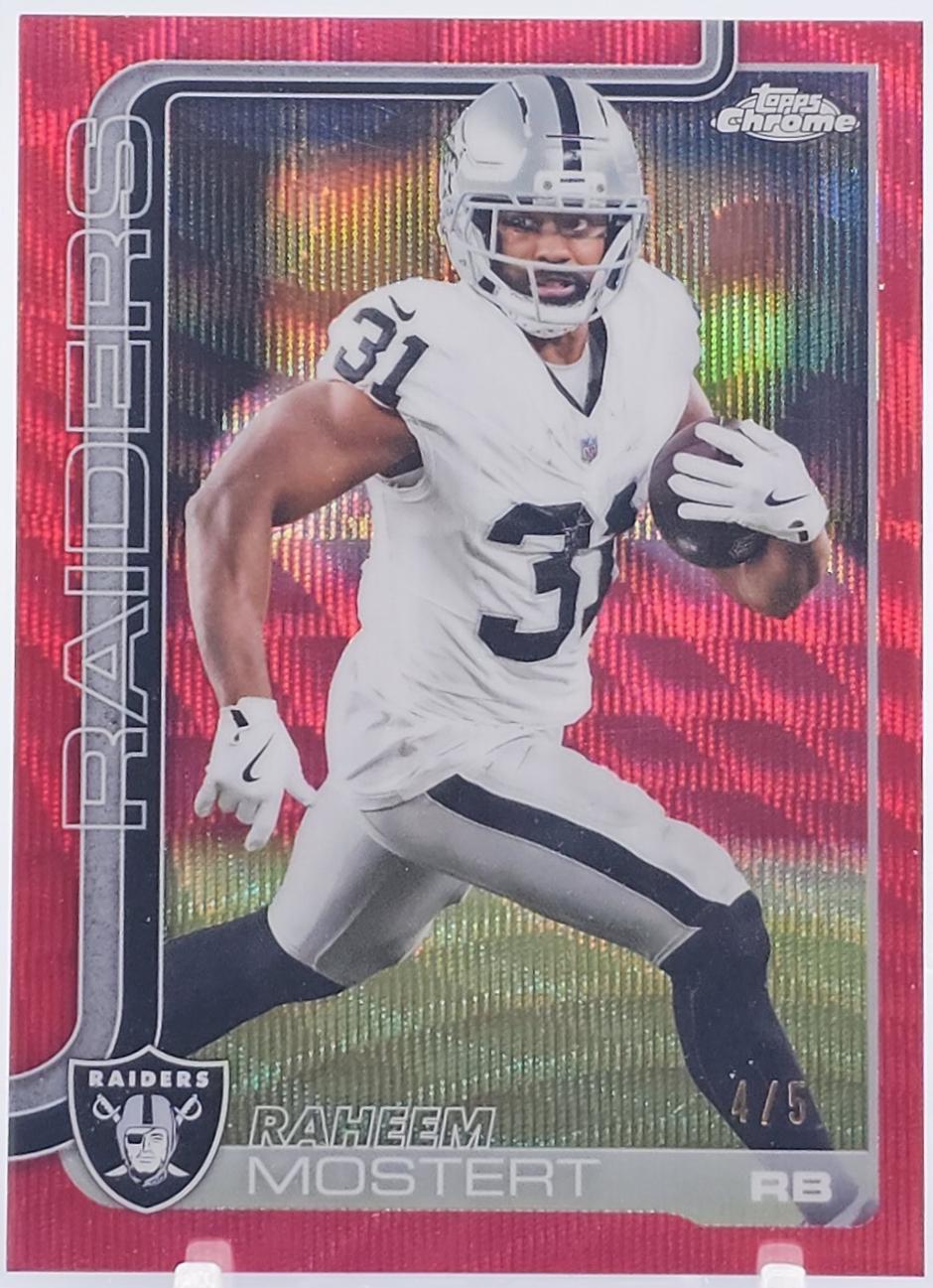 Raheem Mostert [Red Wave Refractor] #182