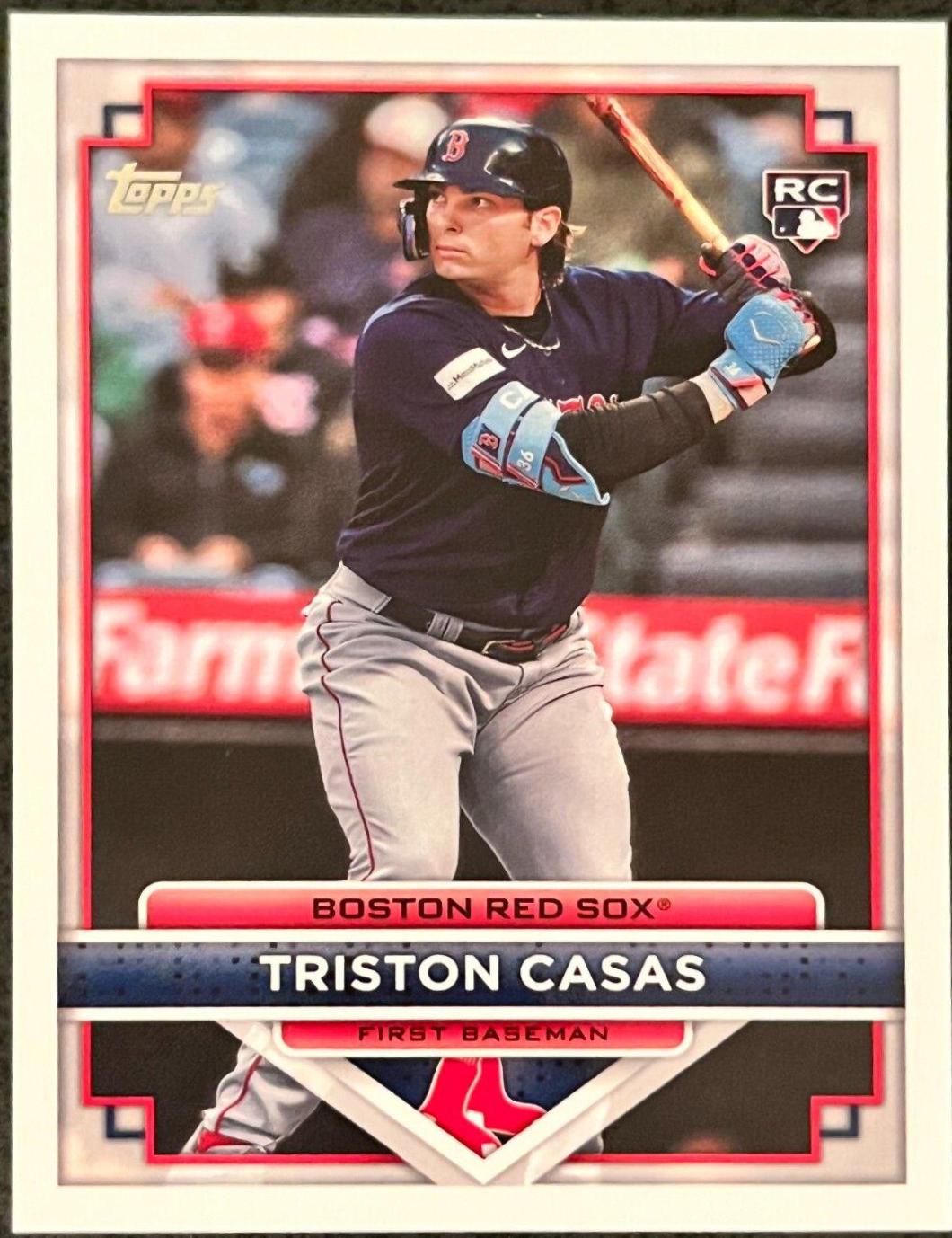 Triston Casas #44 2023 Topps Flagship Collection Baseball