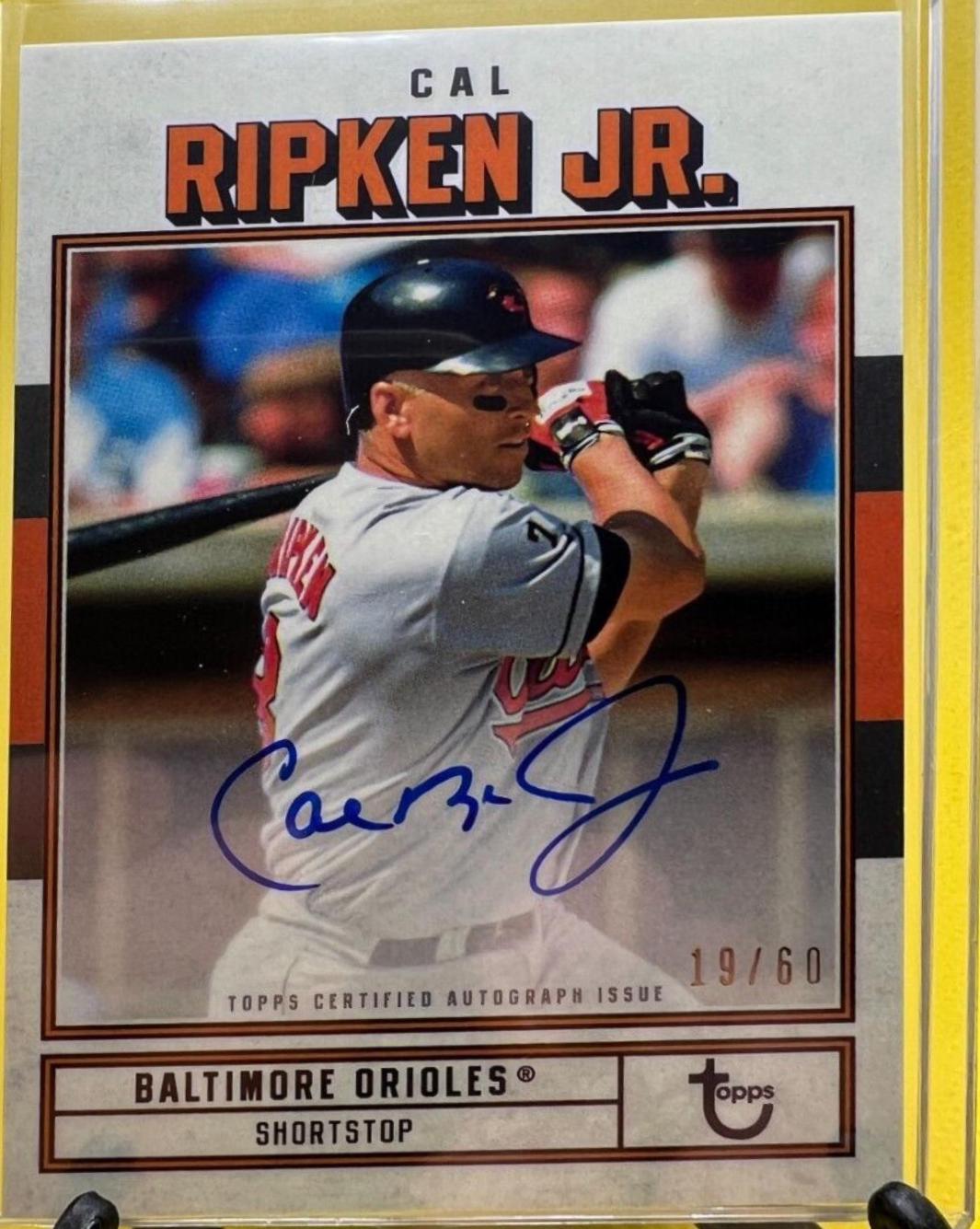 Cal Ripken Jr. #AC-CR Baseball Cards 2022 Topps Brooklyn Collection Autographs