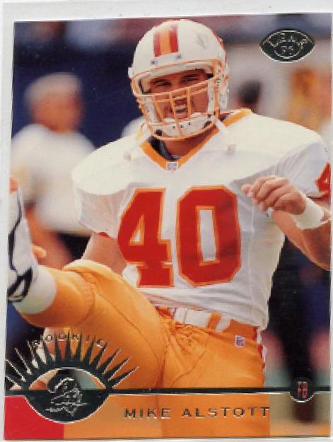 Mike Alstott #185 Football Cards 1996 Leaf