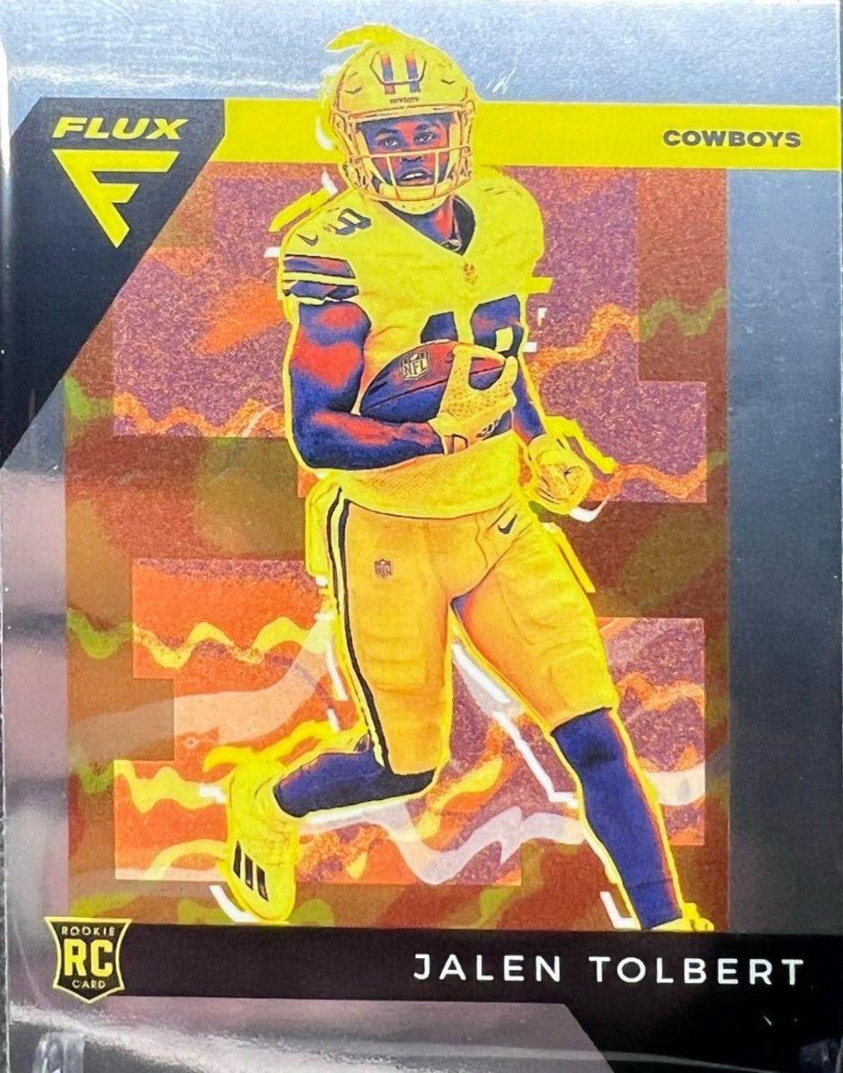 Jalen Tolbert #FX-15 Football Cards 2022 Panini Chronicles Flux Rookies