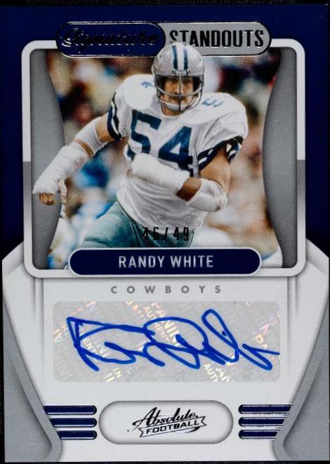 Randy White #SS17 Football Cards 2021 Panini Absolute Signature Standouts
