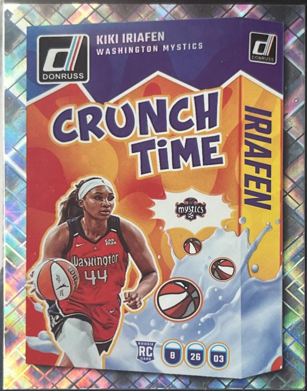 2025 Panini Donruss WNBA Crunch Time Kiki Iriafen [Diamond] #20 card