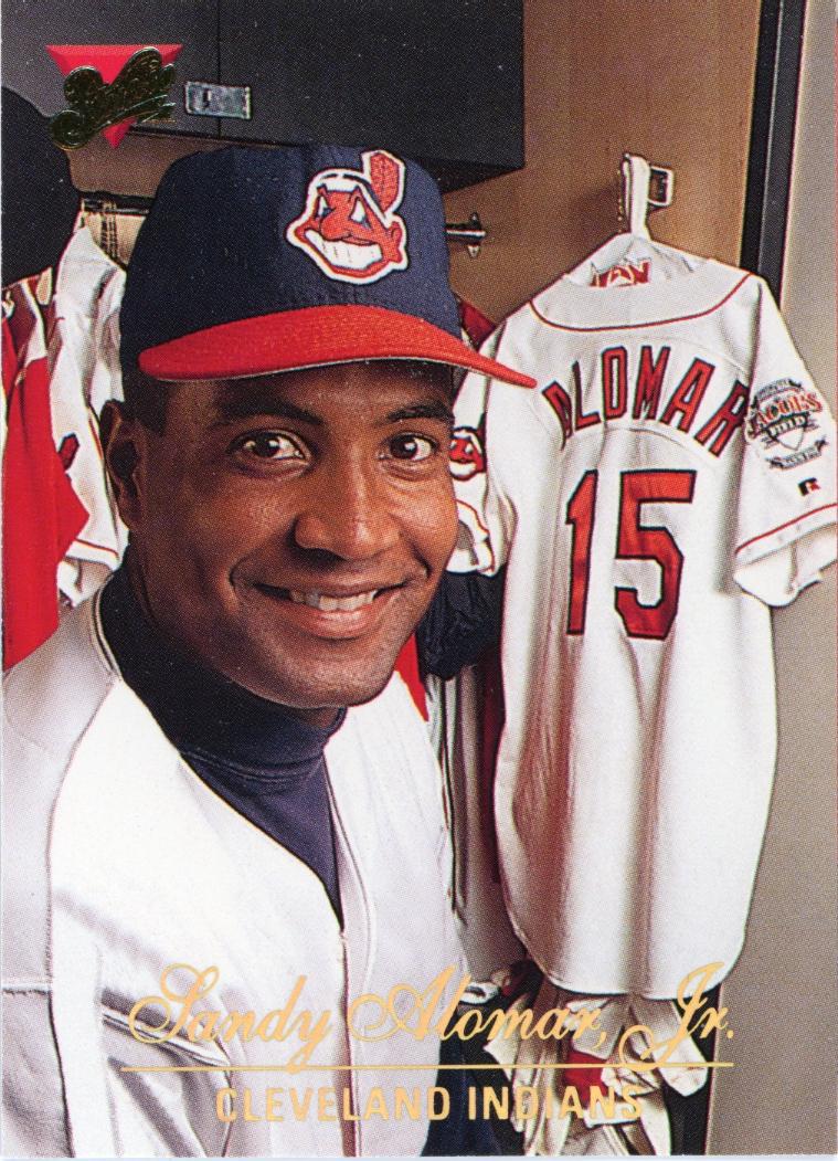 Sandy Alomar, Jr #90 Baseball Cards 1994 Studio