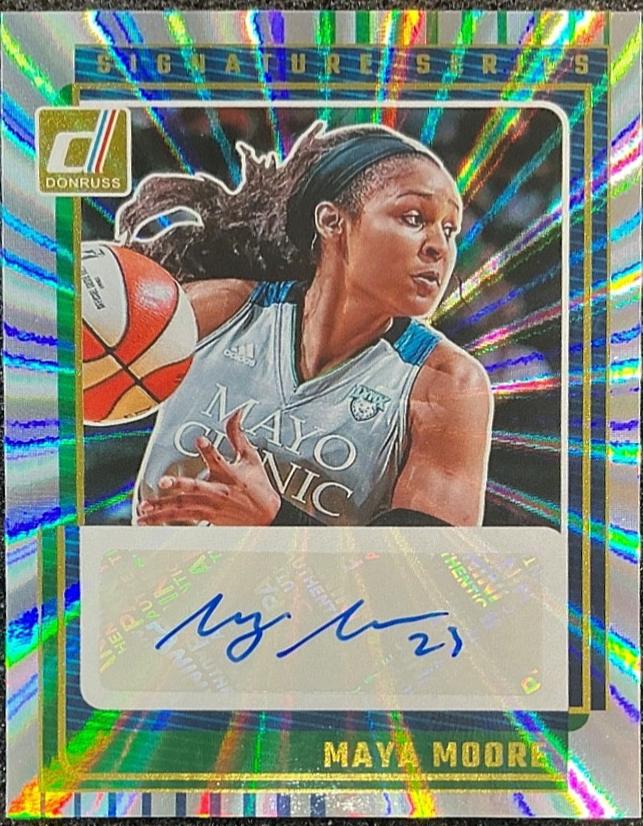 Maya Moore [Holo Laser] #15 Prices | 2025 Panini Donruss WNBA Signature ...