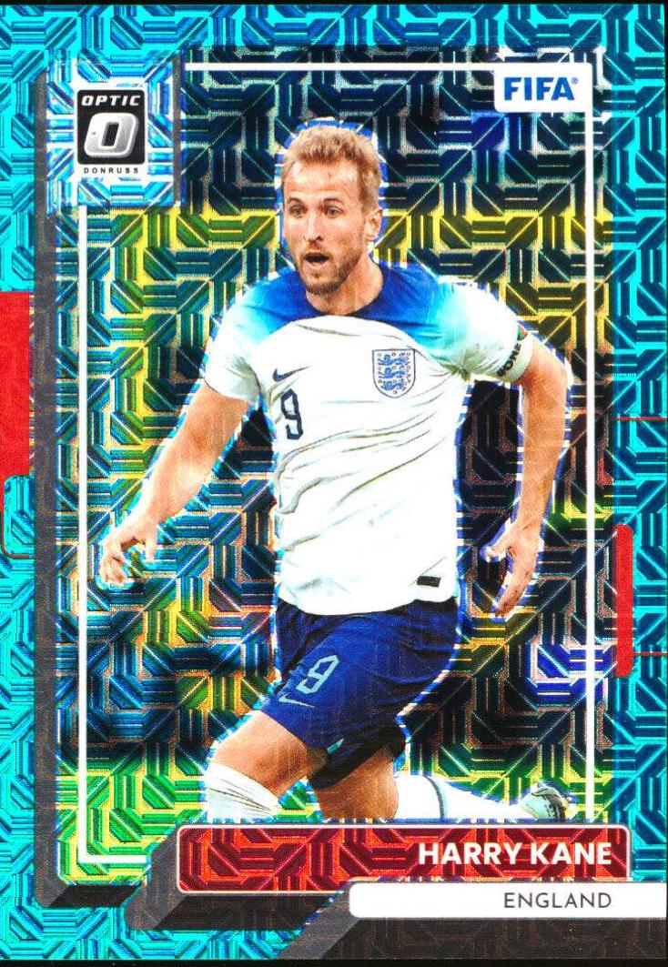 Harry Kane [Optic Teal Mojo] #28 Prices | 2022 Panini Donruss | Soccer ...