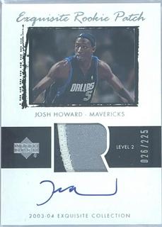 Josh Howard Autograph Patch