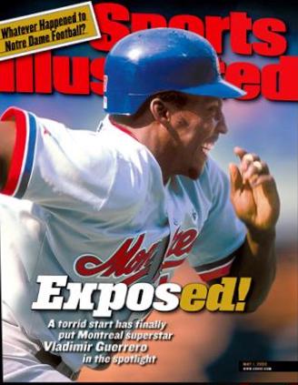 Vladimir Guerrero #5 Baseball Cards 2021 Topps X Sports Illustrated