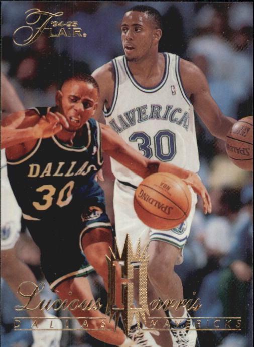 Lucious Harris #33 Basketball Cards 1994 Flair