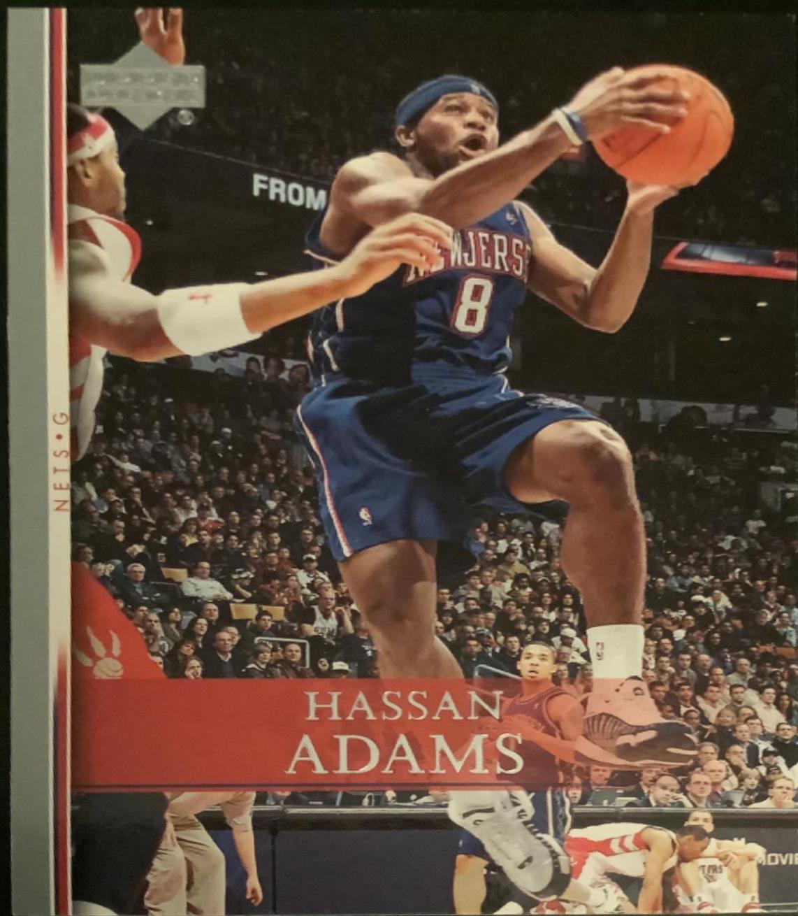 Hassan Adams #91 Basketball Cards 2007 Upper Deck