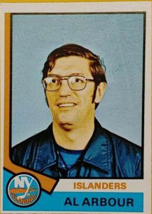 Al Arbour #91 Hockey Cards 1974 O-Pee-Chee
