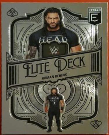 Roman Reigns #1 Wrestling Cards 2023 Donruss Elite WWE Elite Deck