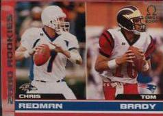 Chris Redman & Tom Brady #238 Football Cards 2000 Pacific Omega