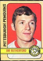 Jim Rutherford #97 Hockey Cards 1972 Topps