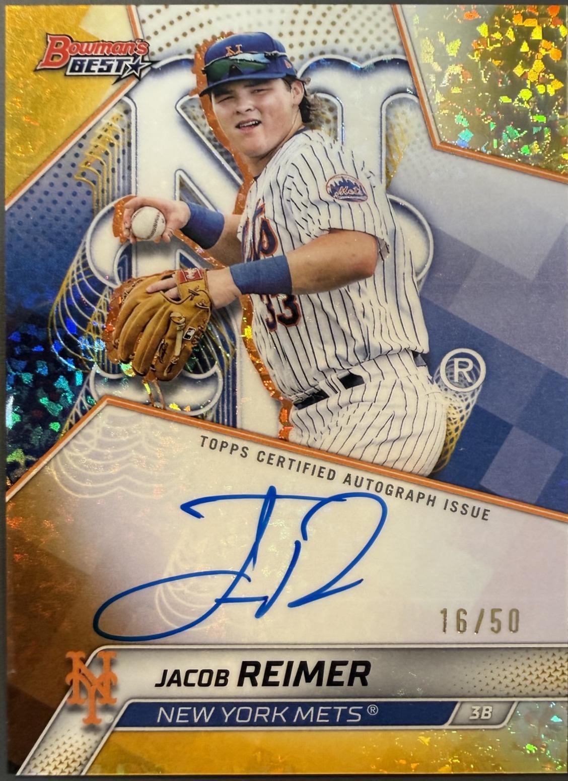 Jacob Reimer [Gold Refractor] #B25-JR