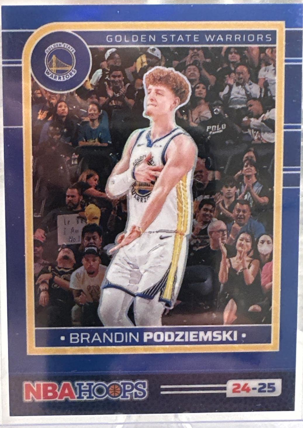Brandin Podziemski [Blue Prizm Premium] #70