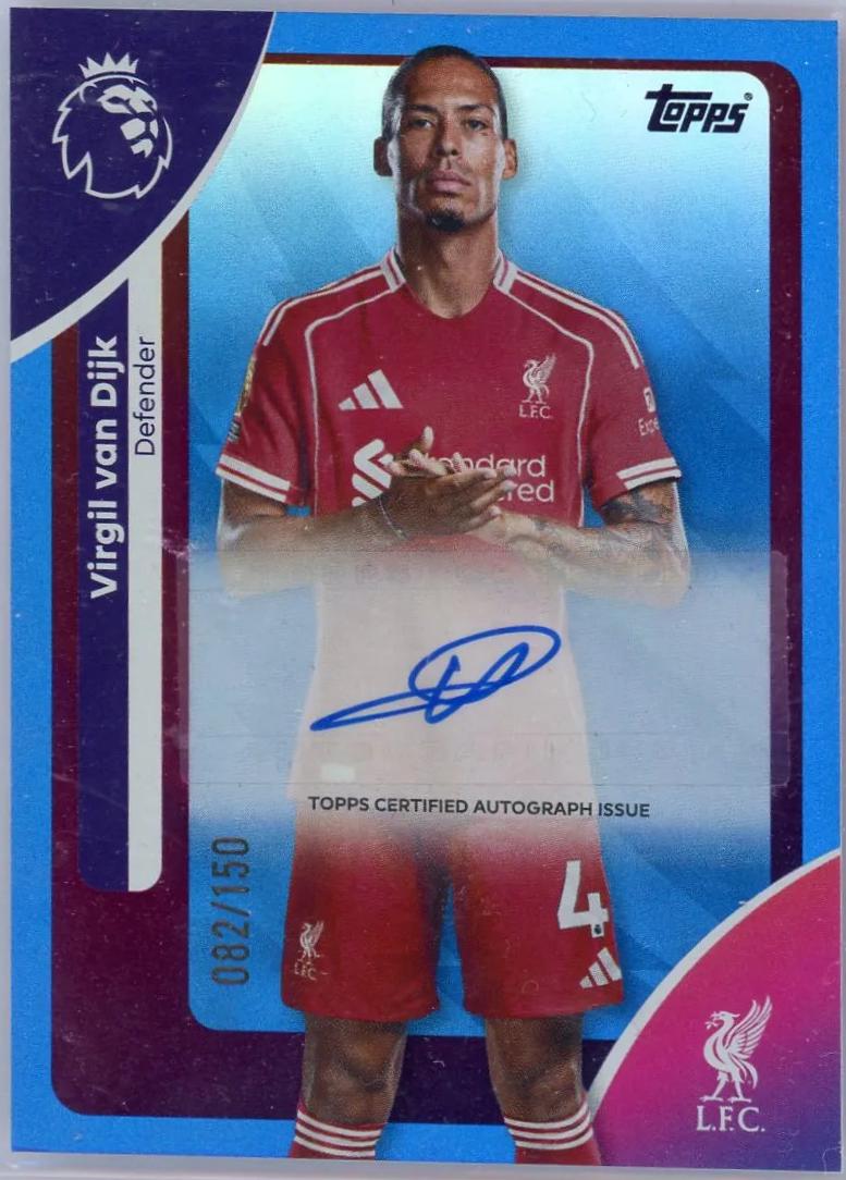 Virgil van Dijk [Blue Sparkle] #AC-VVD