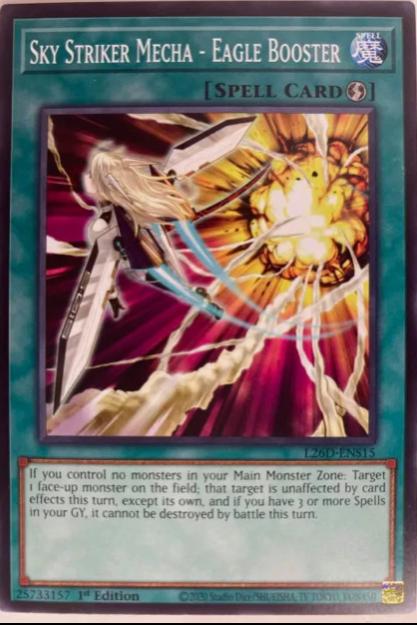 Sky Striker Mecha - Eagle Booster L26D-ENS15 Prices | YuGiOh Legendary Modern  Decks 2026 | YuGiOh Cards