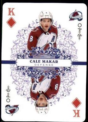 Cale Makar #K Hockey Cards 2022 O Pee Chee Playing Cards