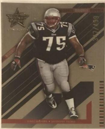 Vince Wilfork #246 2004 Leaf Rookies & Stars Longevity Football