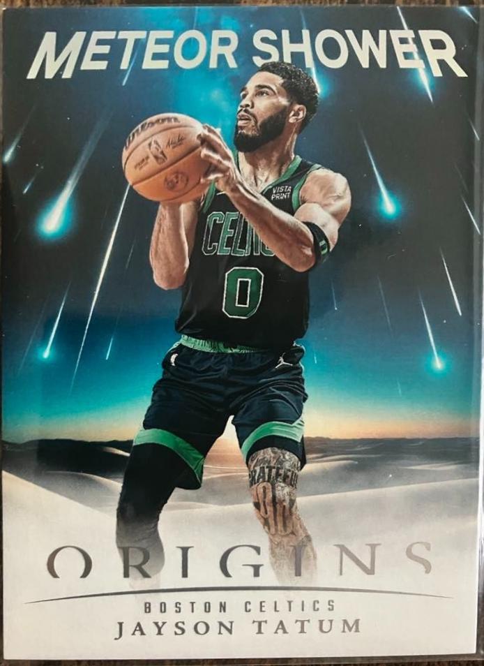 Jayson Tatum #21 Basketball Cards 2024 Panini Origins Meteor Shower