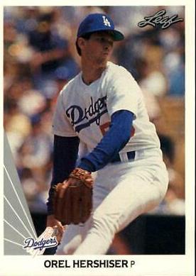 Orel Hershiser #280 Baseball Cards 1990 Leaf