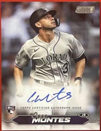 Coco Montes #SCBA-CMN Baseball Cards 2024 Topps Stadium Club Autograph