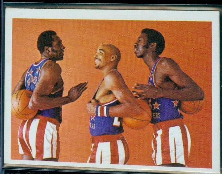 Meadowlark, Neal and Ausbie #64 Basketball Cards 1971 Globetrotters 84