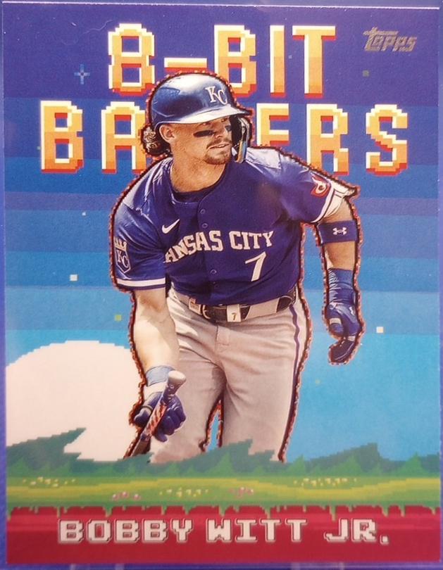 Bobby Witt Jr. #8B-8 Baseball Cards 2025 Topps Celebration Mega Box 8-Bit Baller