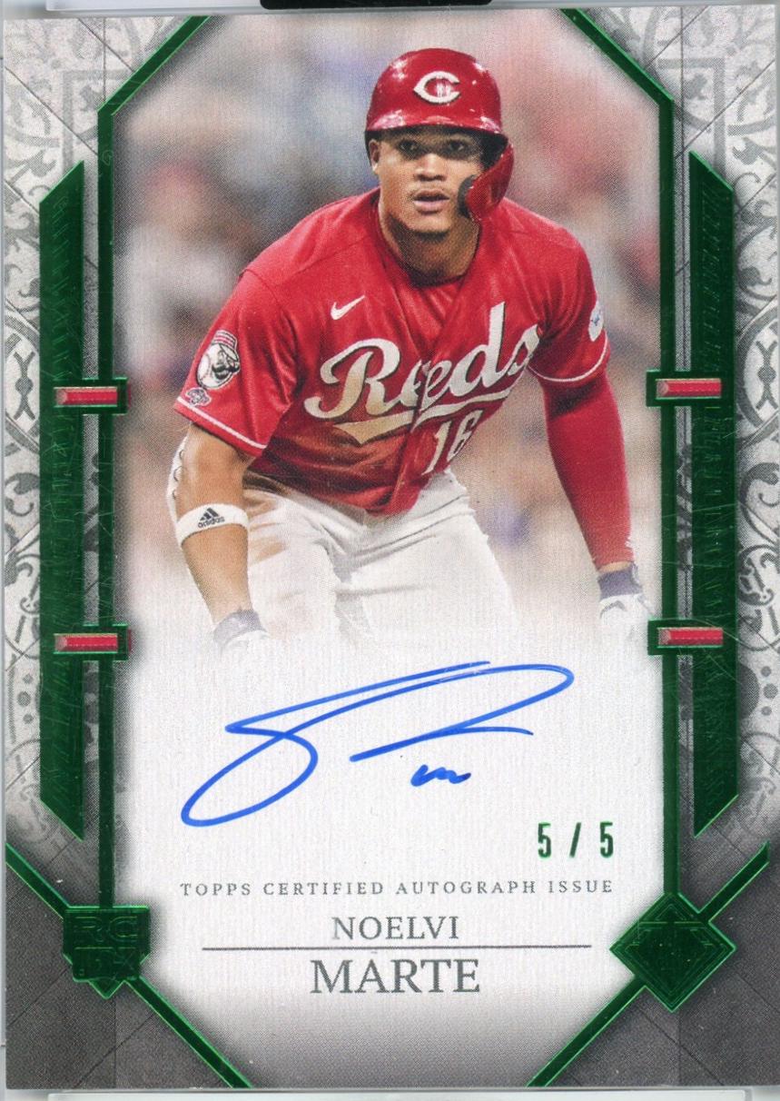 Noelvi Marte [Emerald] #RSA-NM2 Prices | 2024 Topps Transcendent ...