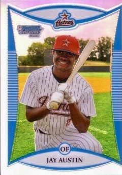 Jay Austin #BDPP12 2008 Bowman Draft Picks & Prospects Baseball Chrome Prospects