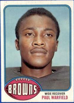 Paul Warfield #317 Football Cards 1976 Topps