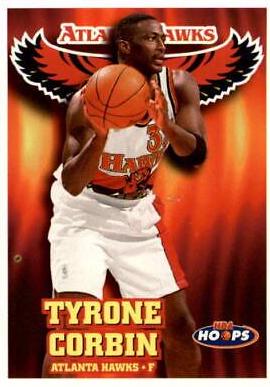 Tyrone Corbin #9 Basketball Cards 1997 Hoops